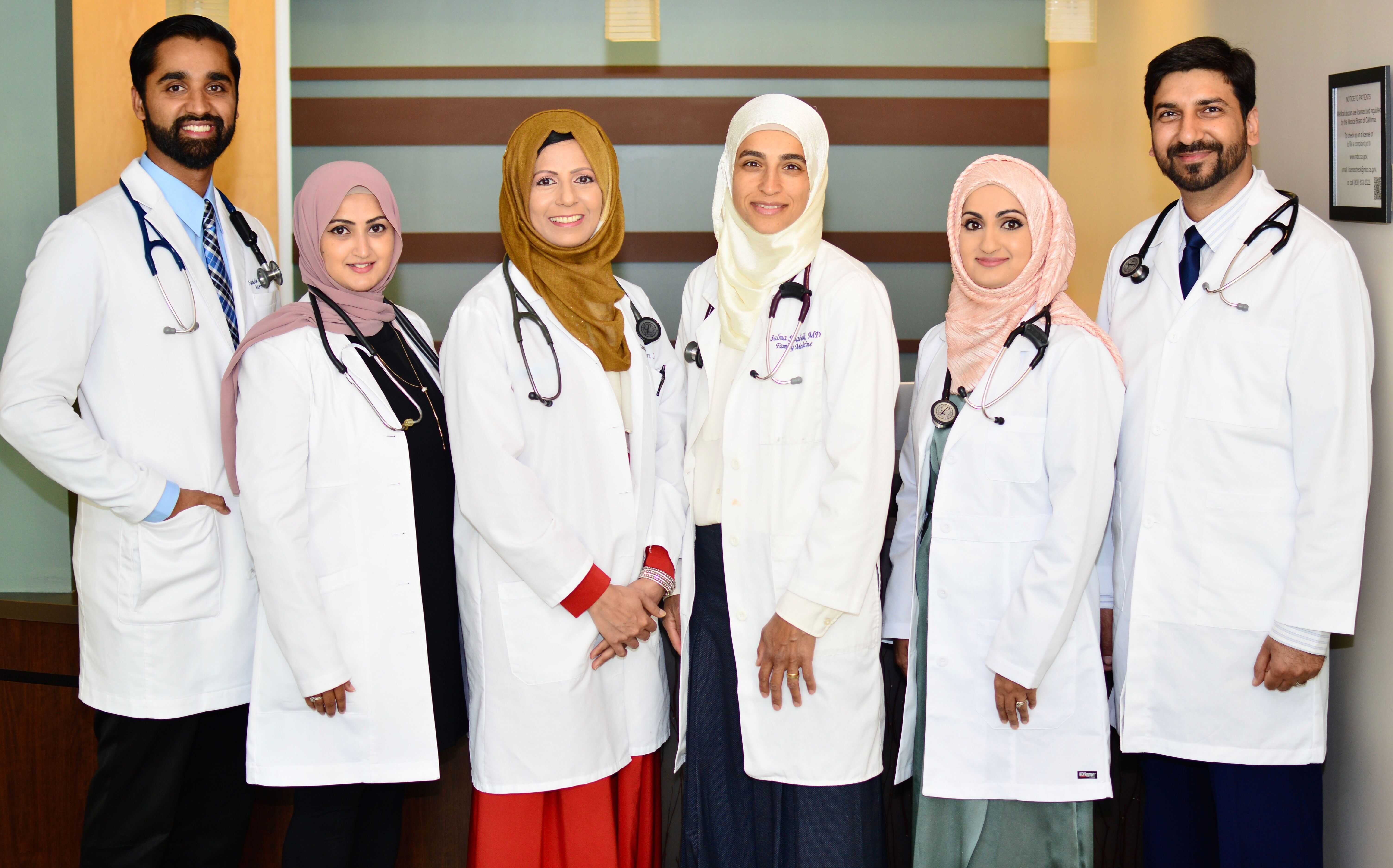 doctor with patients